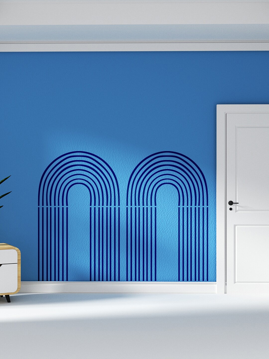 

KAYRA DECOR White Arch Wall Painting Stencils