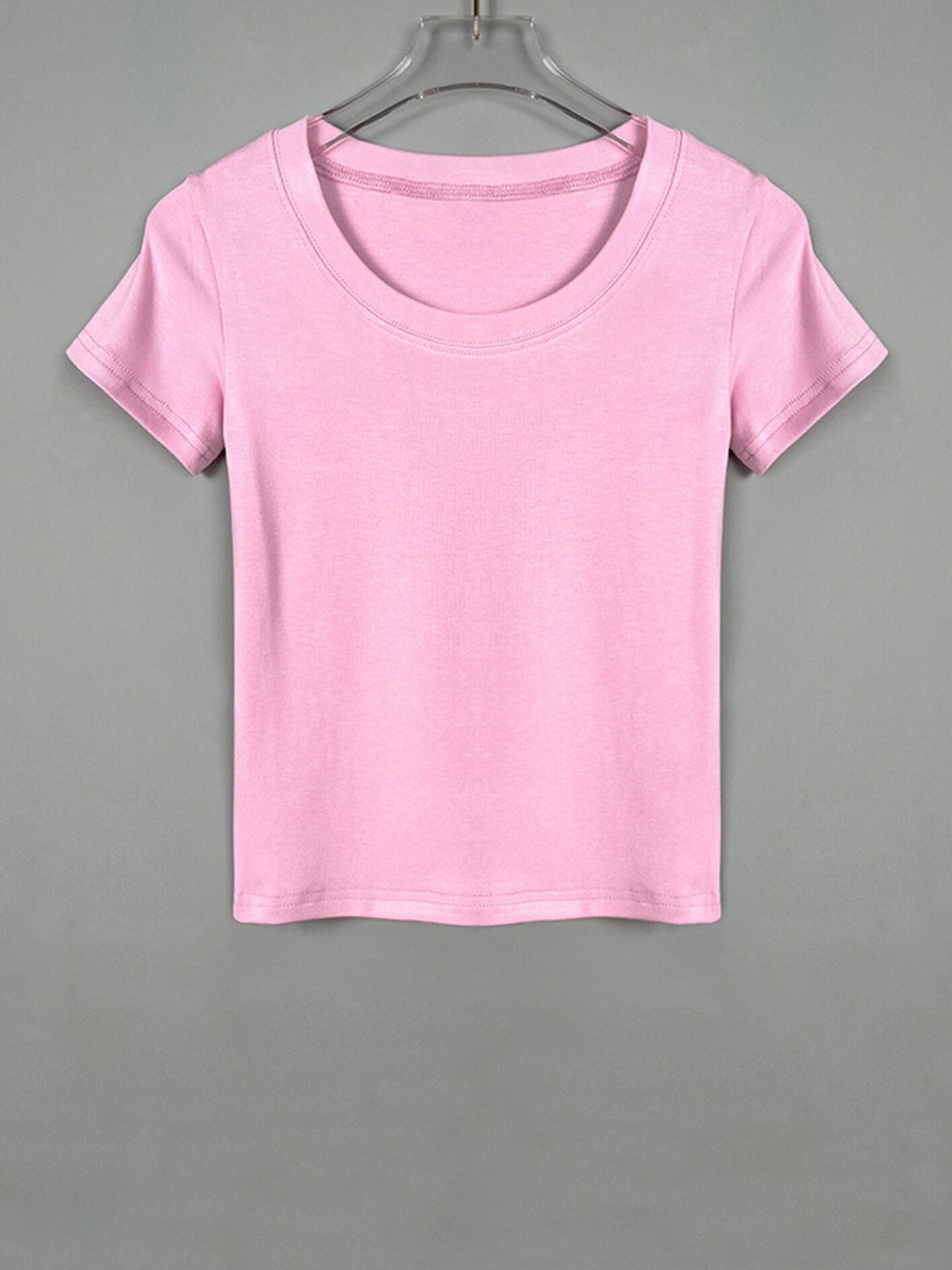 

LULU & SKY Round Neck T-Shirt, Pink