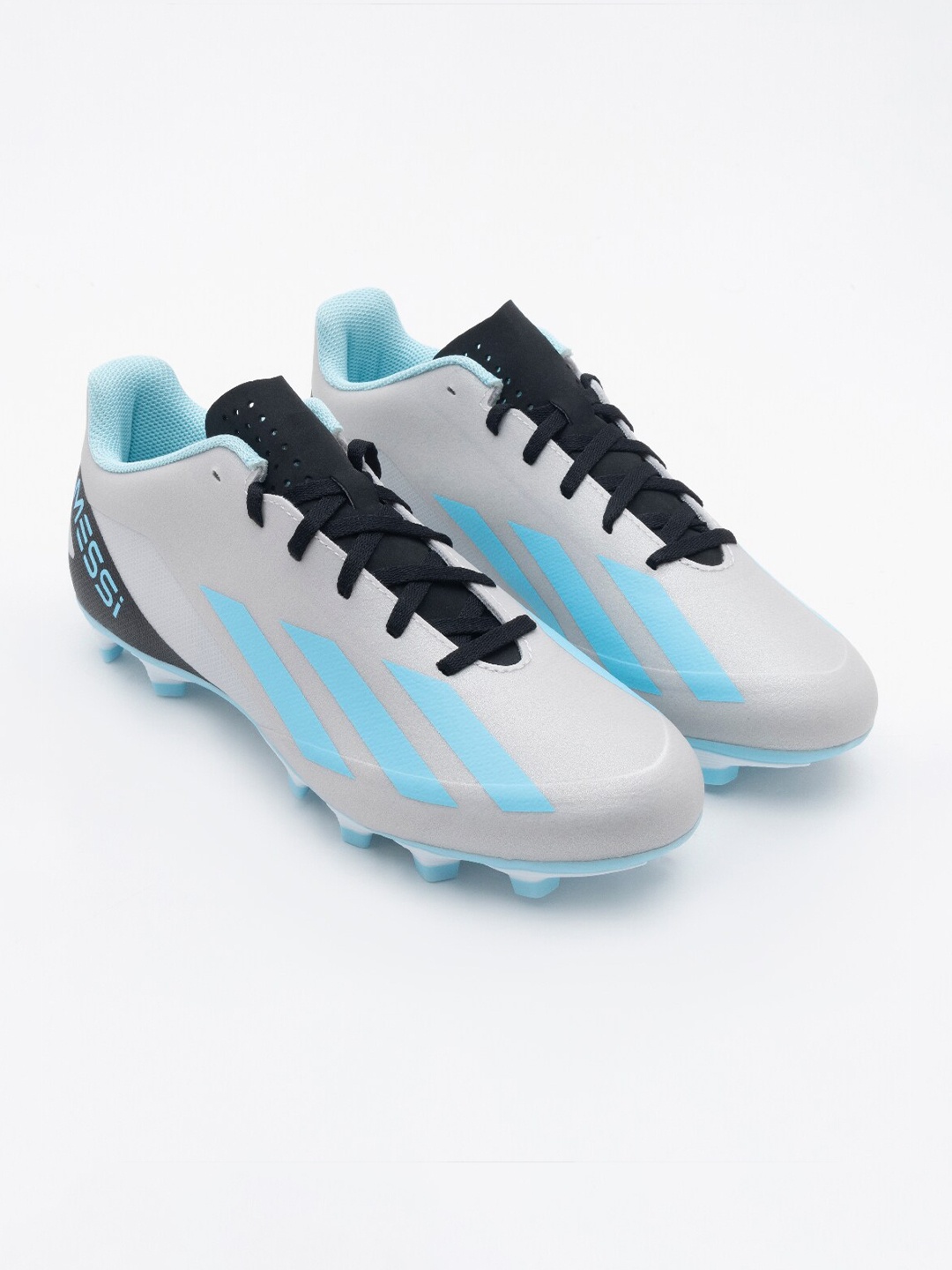 

ADIDASX Men X CRAZYFAST MESSI.4 FLEXIBLE GROUND Football Shoes, Silver