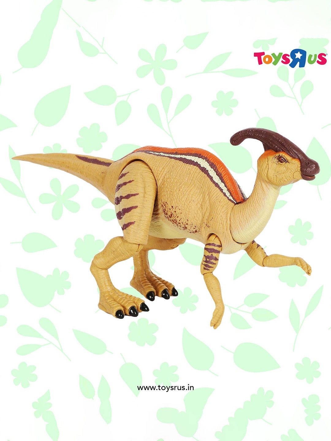 

Jurassic World Kids Movable Parasaurolophus Dinosaur Figure, Yellow