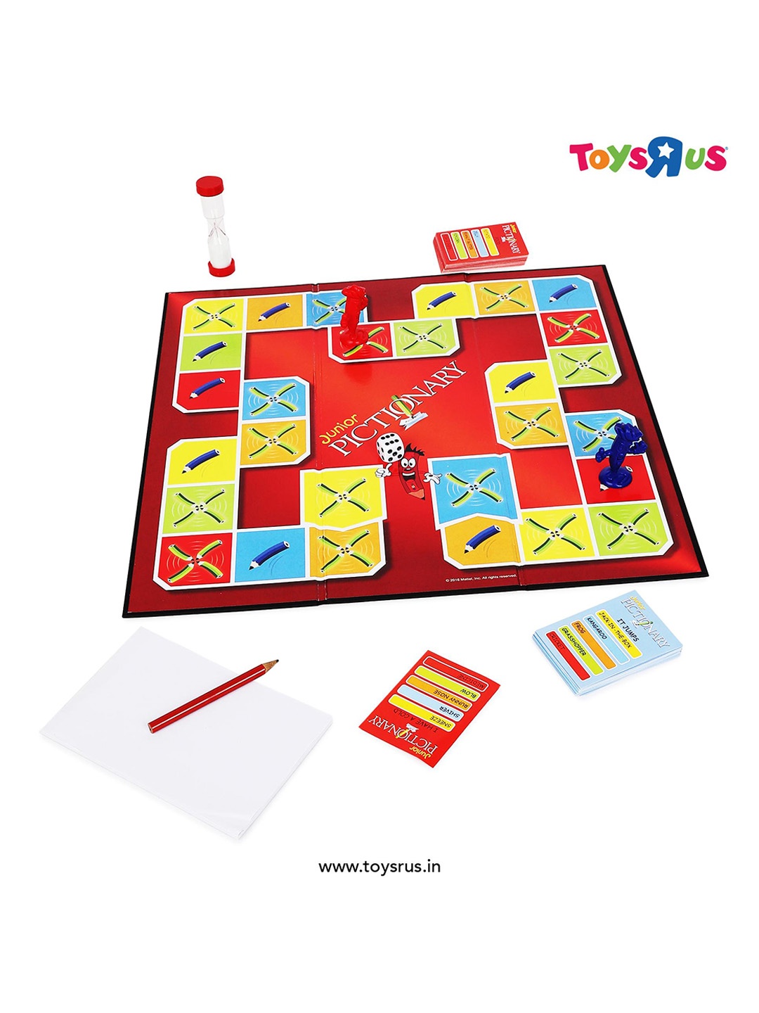 

Mattel Games Kids Junior Pictionary Board Game, Red