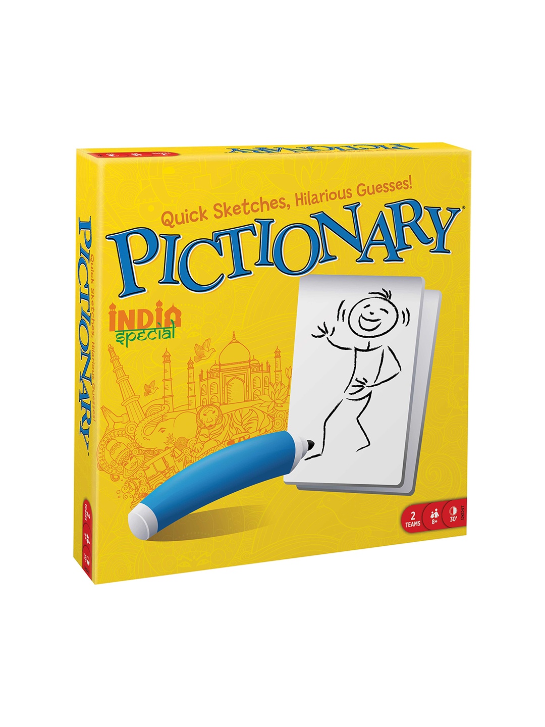 

Mattel Games Kids Pictionary Game Board, Yellow