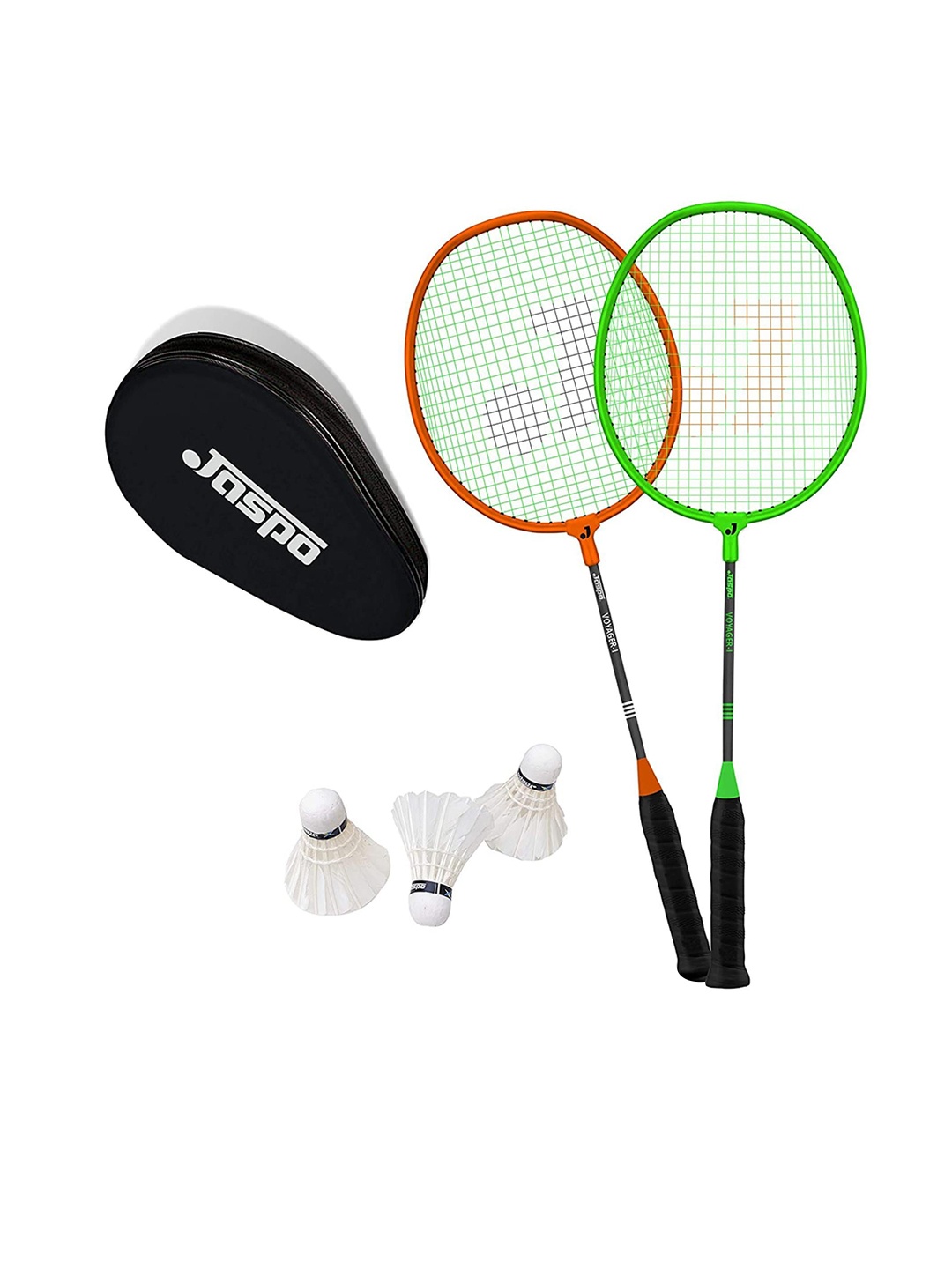 

Jaspo 2 Aluminium Badminton Racquet & Carry Bag, Red