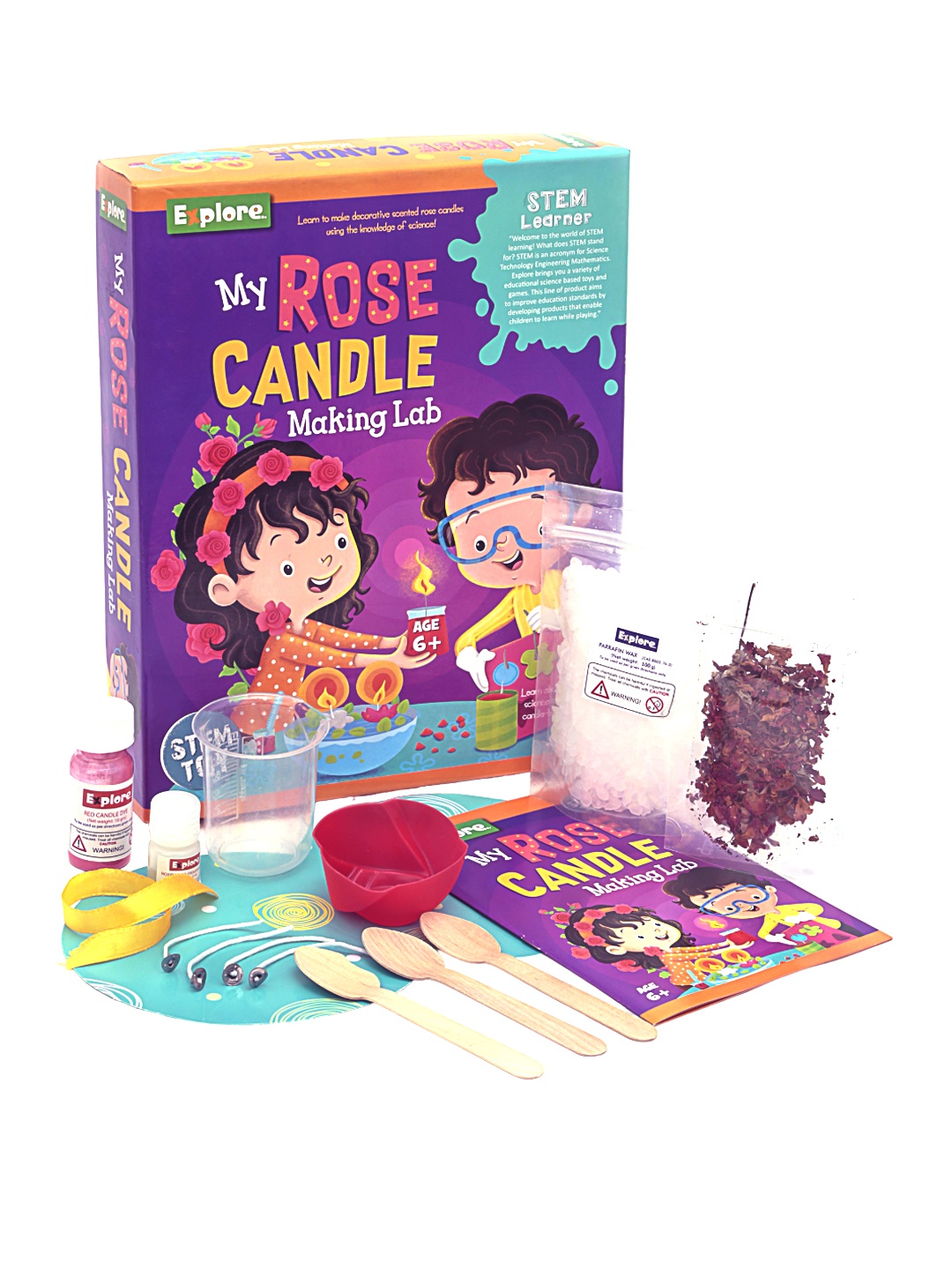 

Eksploe My Rose Candle Making Lab, Purple