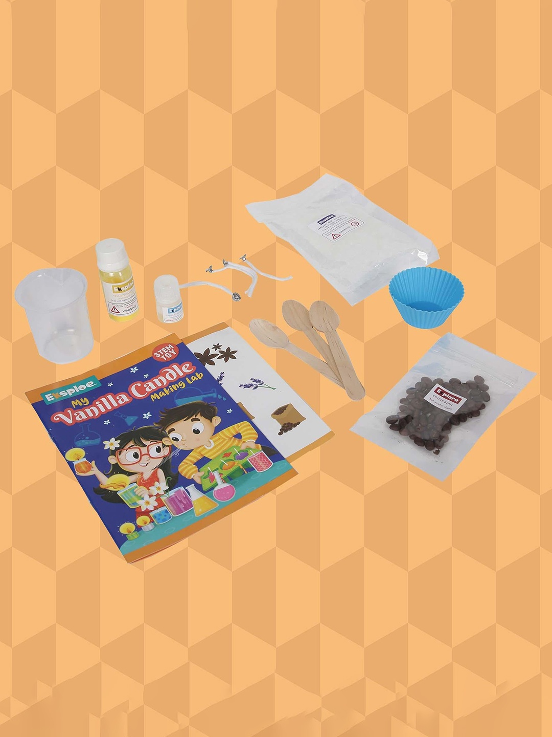 

Eksploe Kids My Vanilla Candle Making Lab Blue Learning & Development Toys