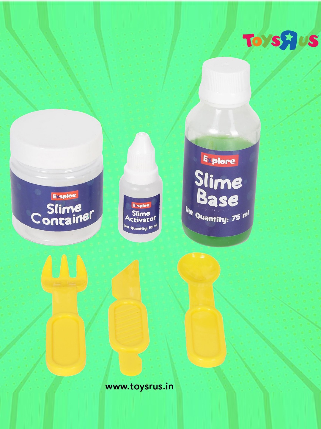 

Eksploe Kids Slime Lab- Stem Learning Kit, Green