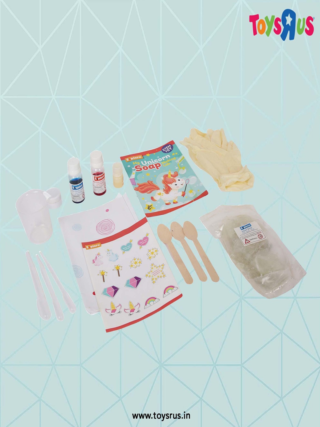 

Eksploe Kids Roll-On Making Lab, White