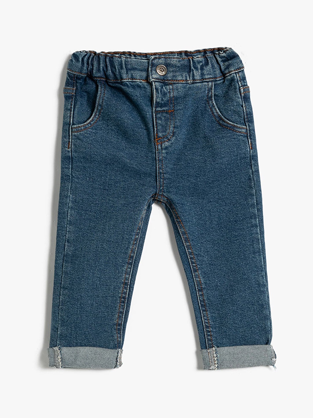 

Koton Boys Mid-Rise Clean Look Stretchable Jeans, Blue