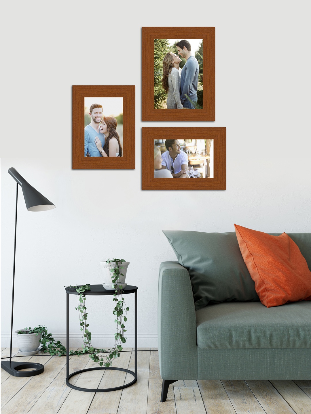 

Art Street Brown Set of 3 Photo Frames