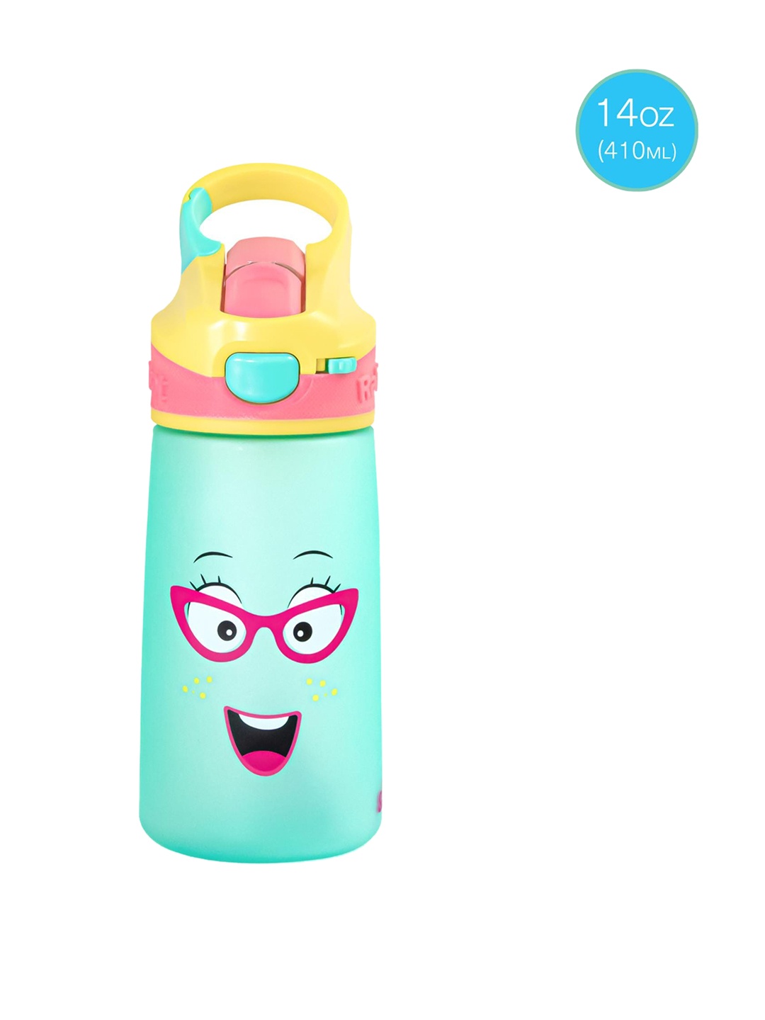 

Rabitat Kids Blue & Yellow BPA Free Snap Lock Sipper Bottle- 410 ml