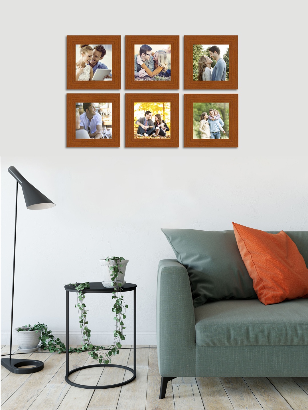 

Art Street Brown Set of 6 Photo Frames