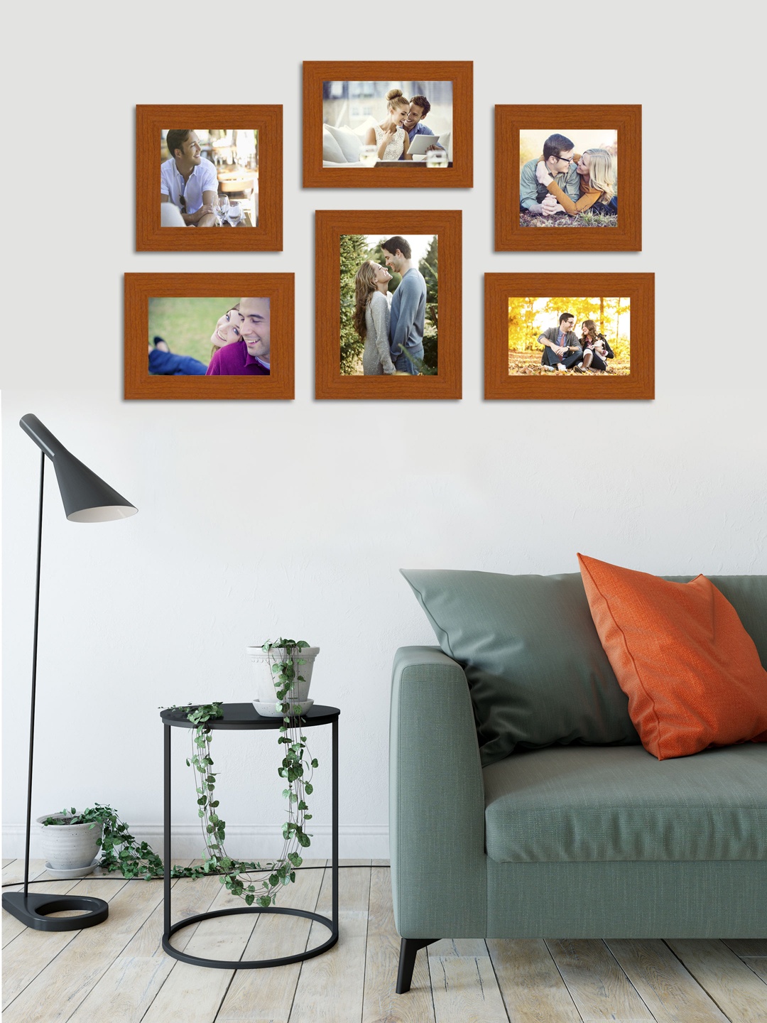 

Art Street Brown Set of 6 Wall Photo Frames