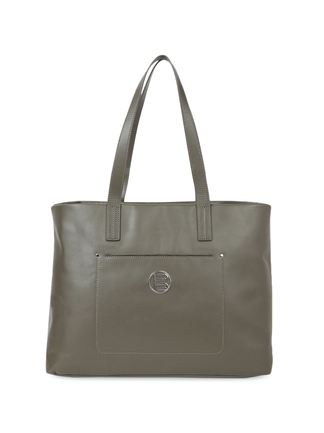 

BAGATT Veneto Leather Shopper Shoulder Bag, Green