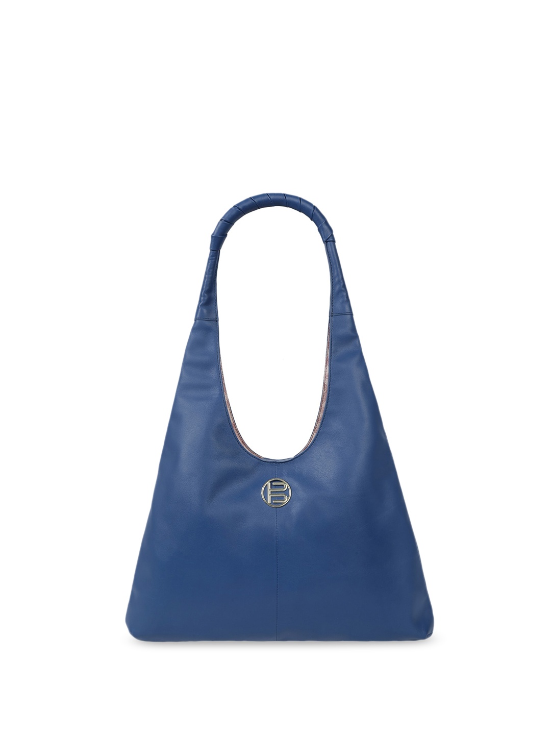 

BAGATT Solomeo Leather Structured Hobo Bag, Blue