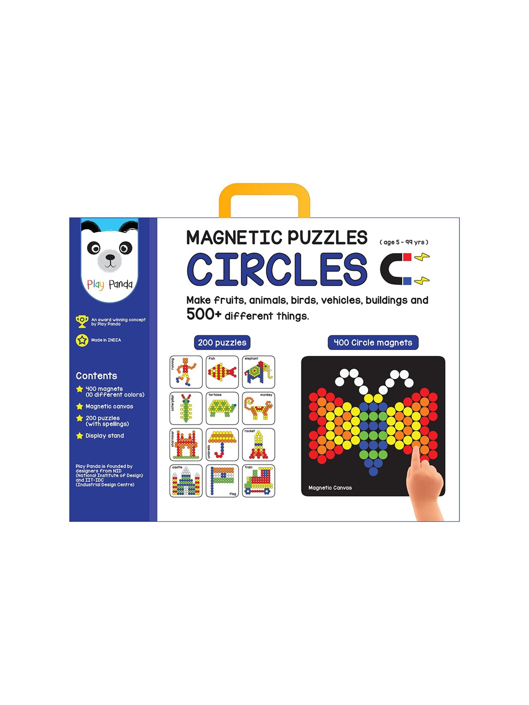 

Play Panda Kids Big Circle Magnet Puzzles, Blue