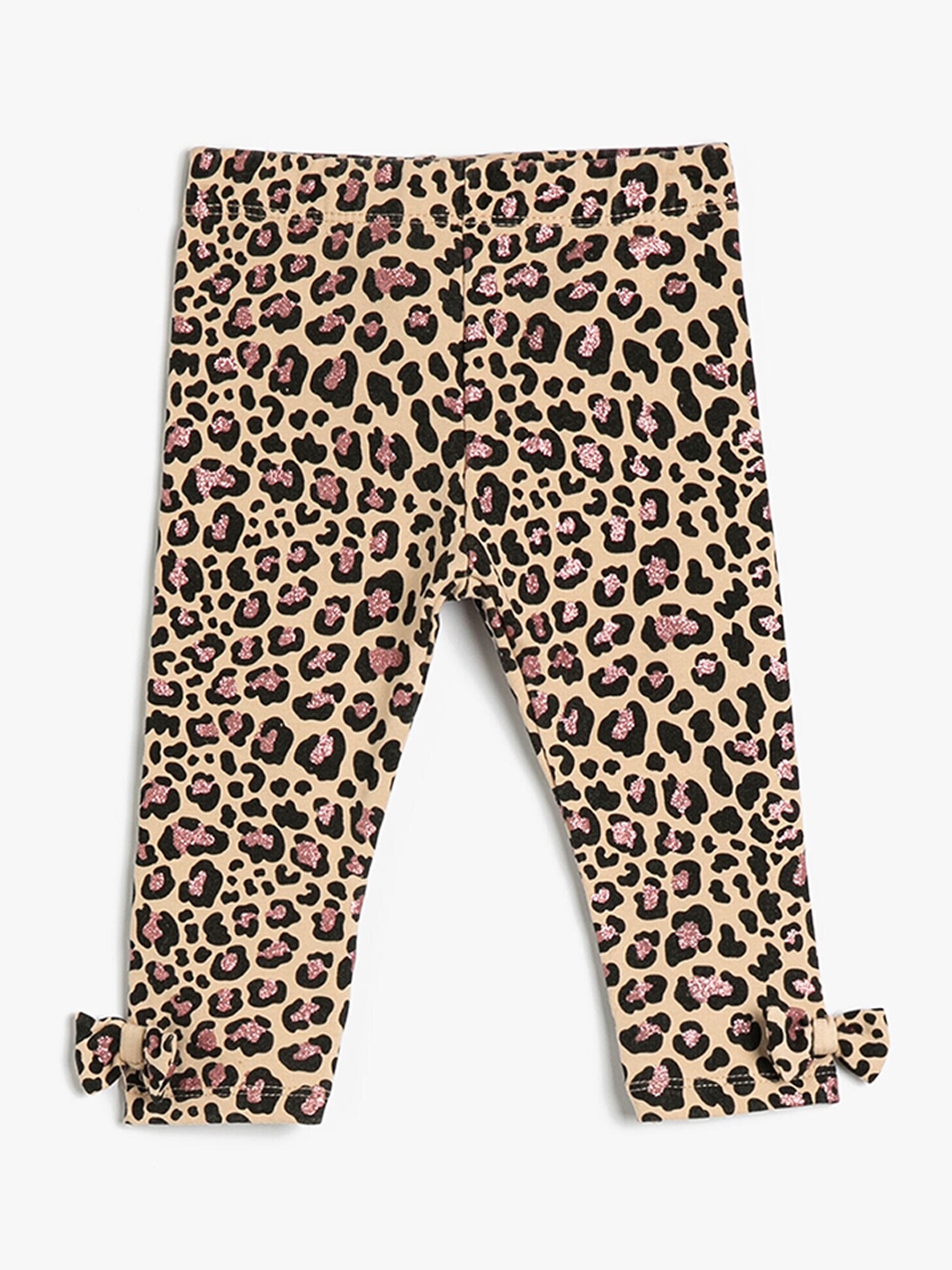 

Koton Infant Girls Animal Printed Ankle-Length Leggings, Beige