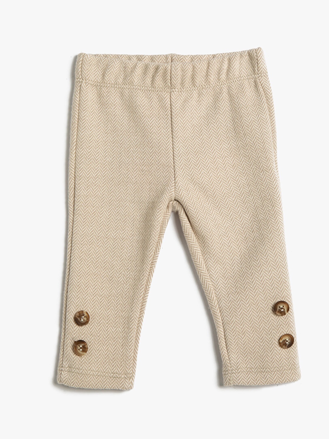 

Koton Infant Girls Printed Ankle Length Leggings, Beige