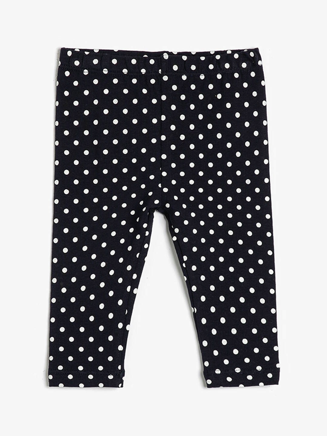 

Koton Infant Girls Polka Dots Printed Leggings, Navy blue