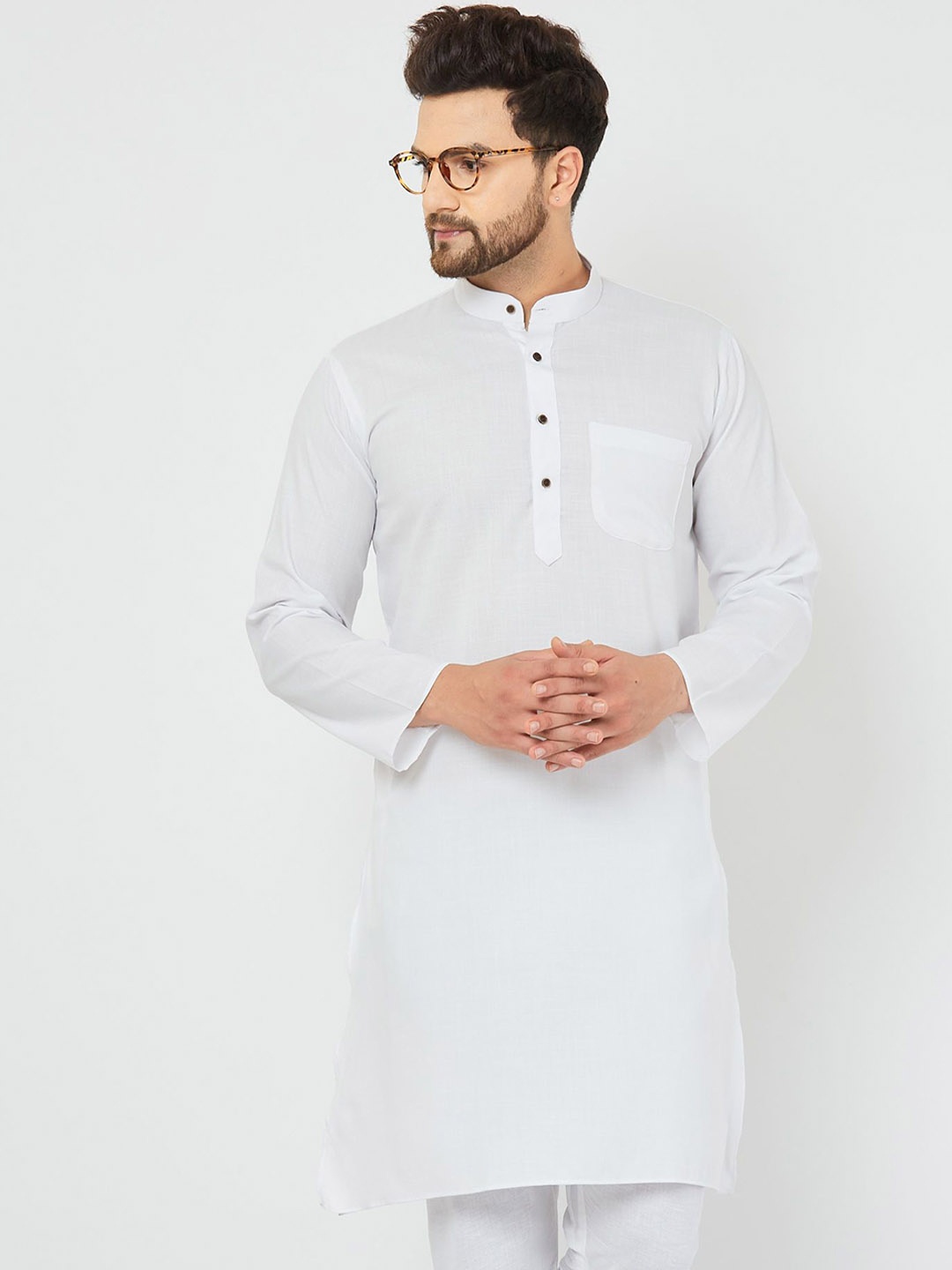 

Armaan Ethnic Thread Work Kurta, White
