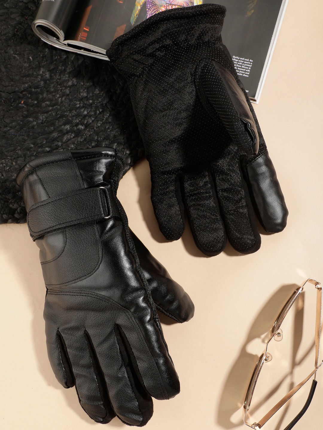 

ELLIS Acrylic Riding Gloves, Black