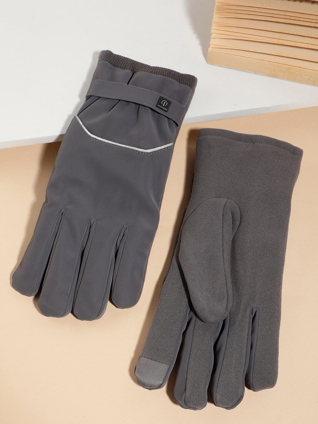 

ELLIS Men Windstorm Acrylic Riding Gloves, Grey