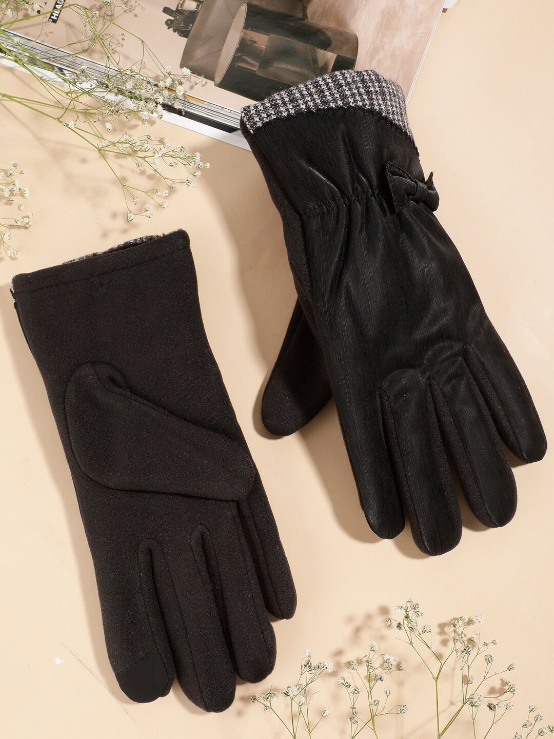 

ELLIS Women Windstorm Acrylic Riding Gloves, Black