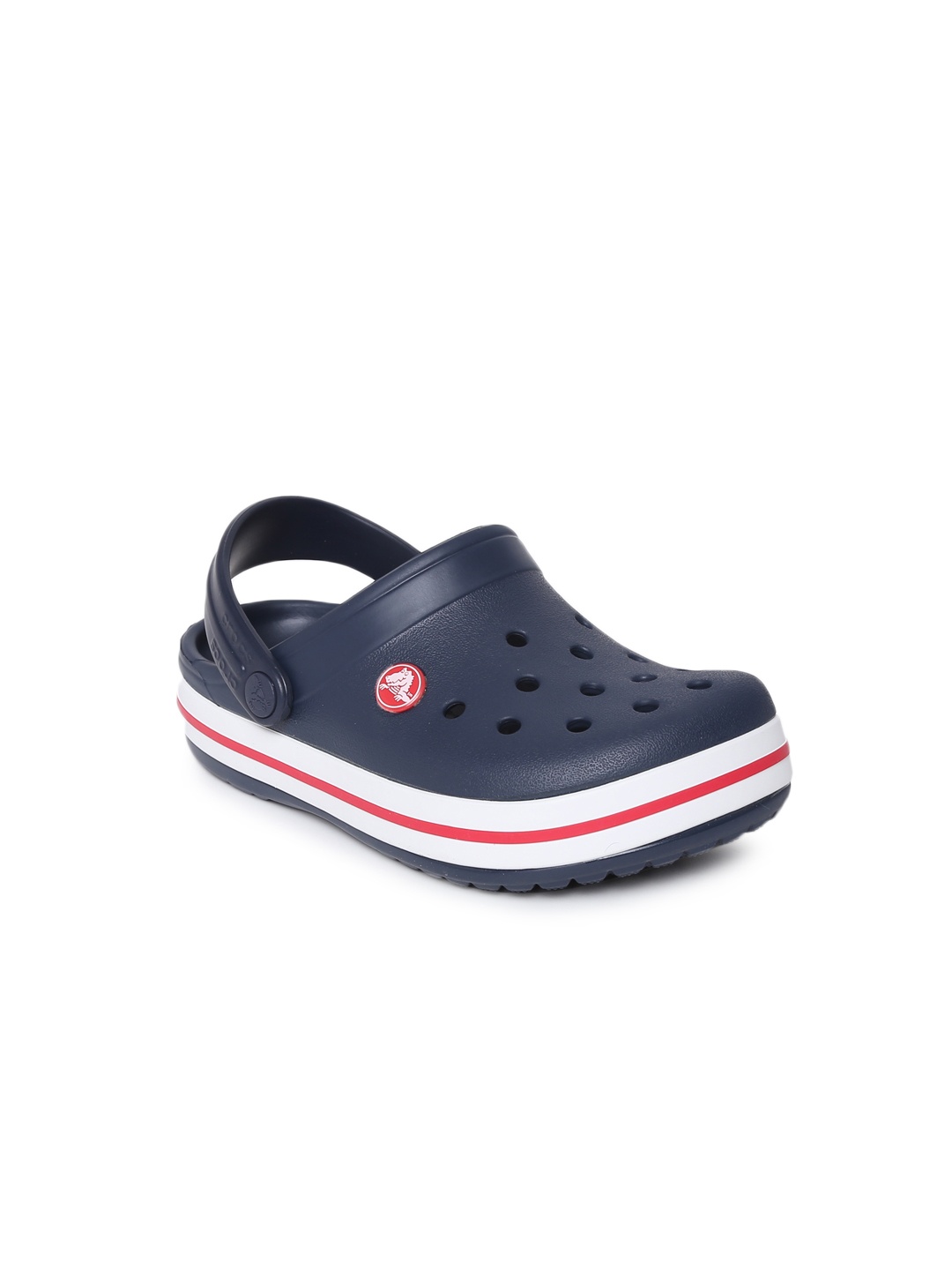 

Crocs Unisex Navy Blue Solid Crocband Clogs