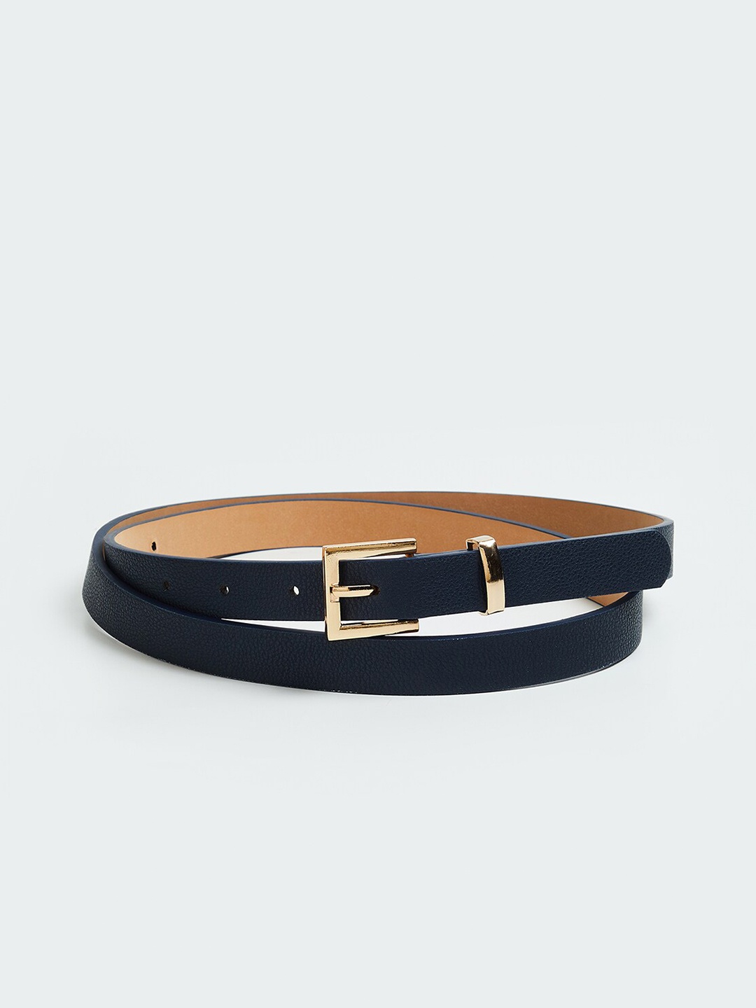 

Ginger by Lifestyle Women Textured Casual Belt, Blue