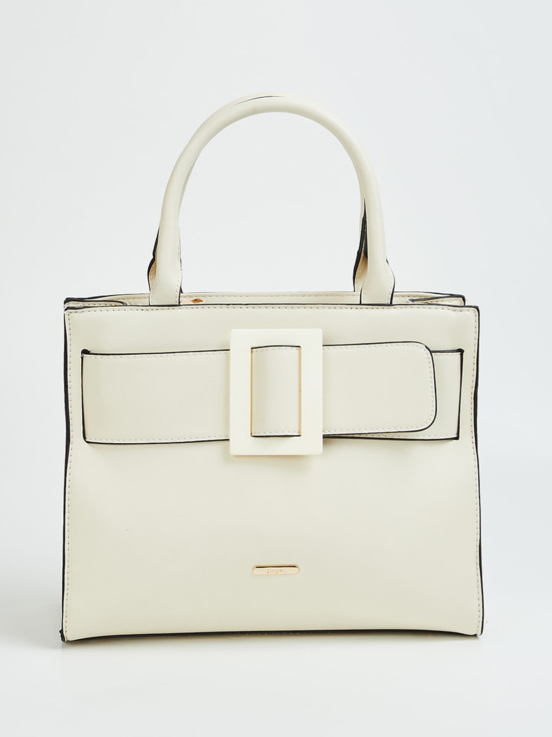 

Ginger by Lifestyle Structured Satchel, Off white