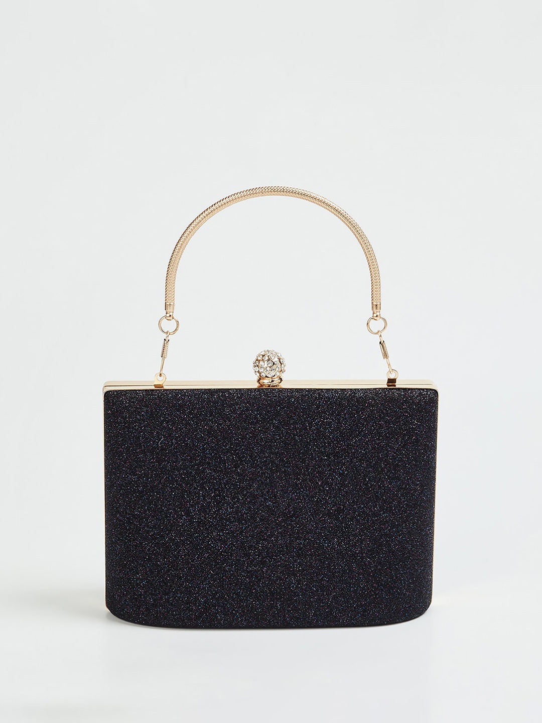 

CODE by Lifestyle Self Design Textured Structured Sling Bag, Blue