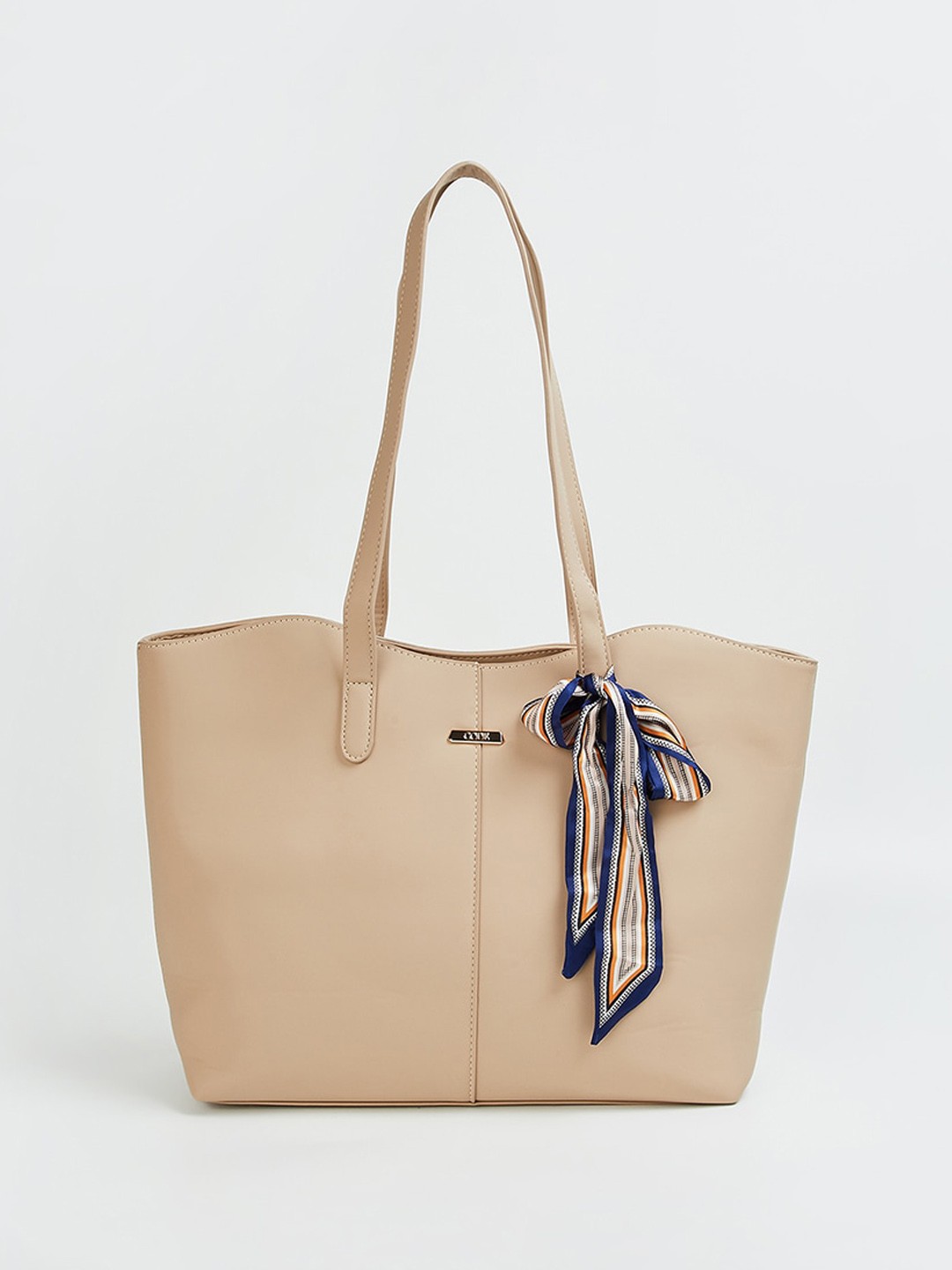 

CODE by Lifestyle Oversized Structured Shoulder Bag, Nude