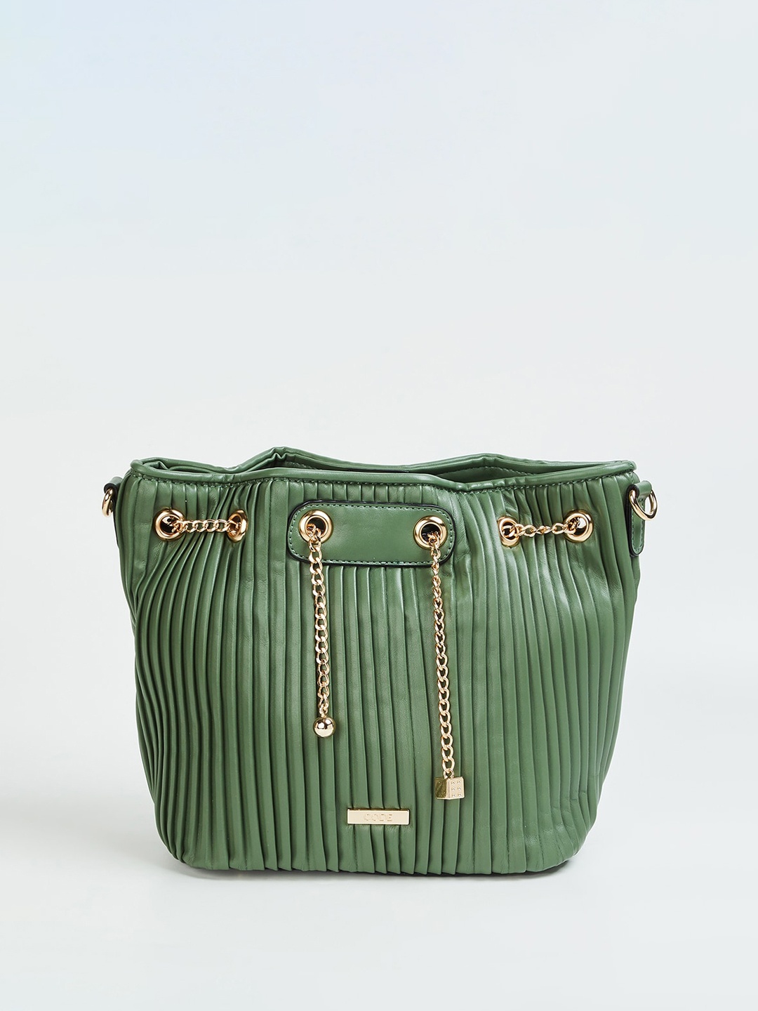 

CODE by Lifestyle Textured Bucket Sling Bag, Olive