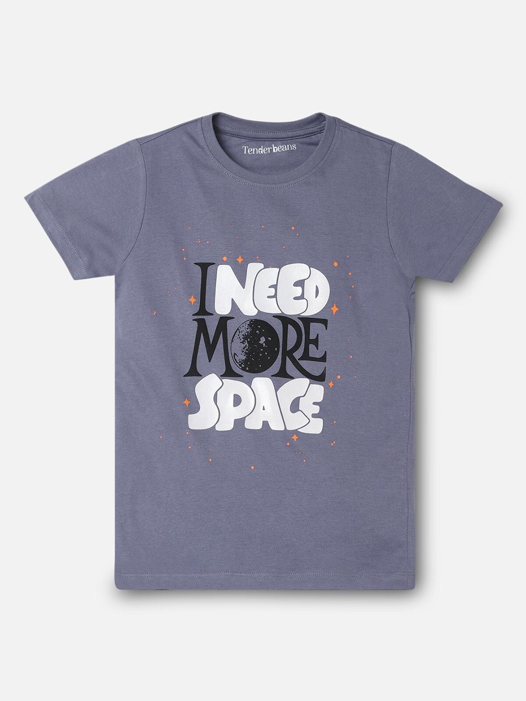 

UrbanMark Boys Typography Printed Pure Cotton T-shirt, Grey