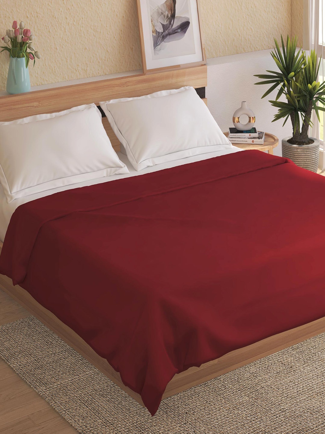 

Home Centre Red Summer 120 GSM Double Bed Blanket