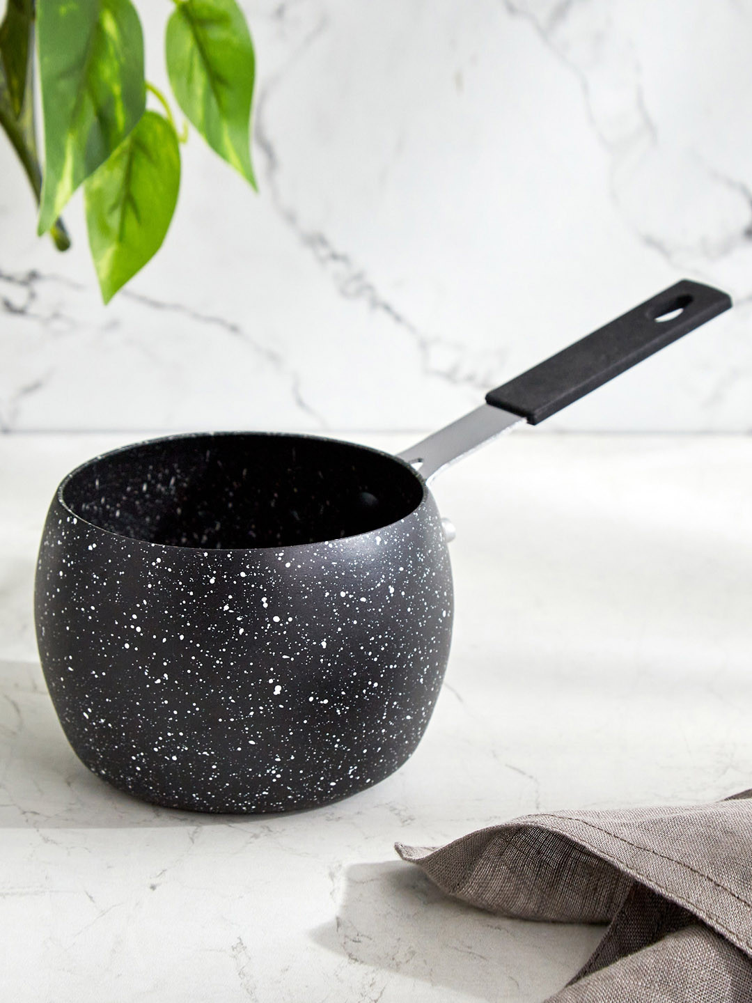 

Home Centre Chef Special Black Aluminium Mini Milk Pan