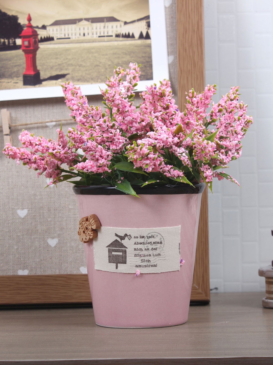 

Art Street Green & Pink Artificial Plant