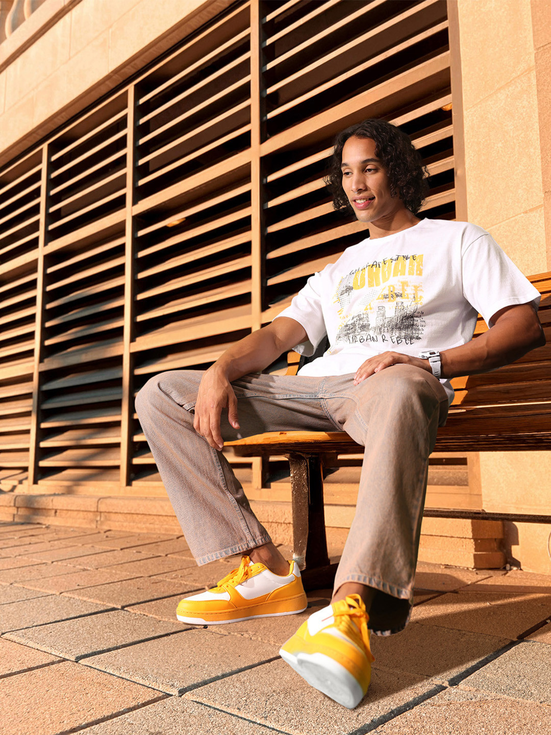 

HERE&NOW Graphic Printed T-shirt, White