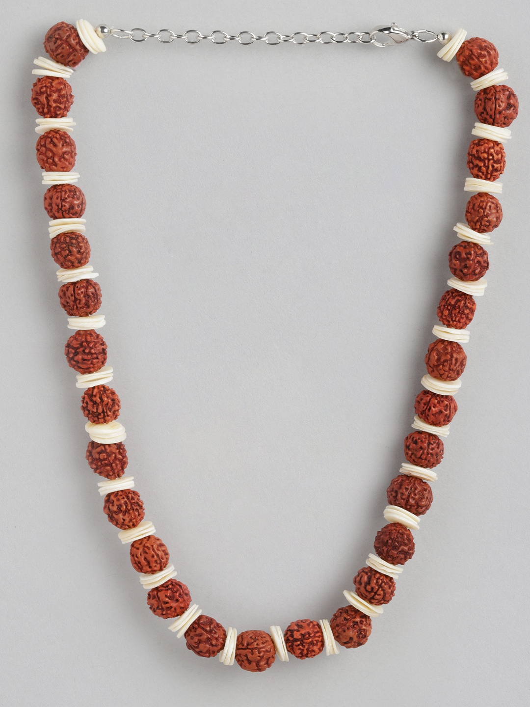 

RICHEERA Beaded Statement Necklace, Brown