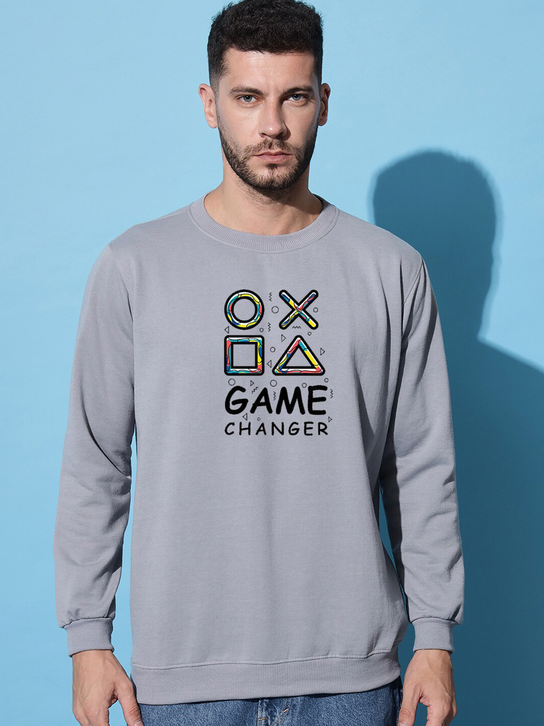 

Imsa Moda Men Grey Sweatshirt