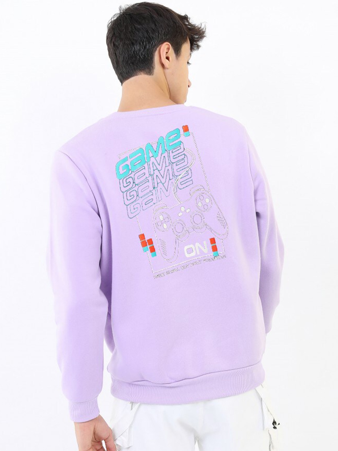 

Imsa Moda Men Lavender Sweatshirt