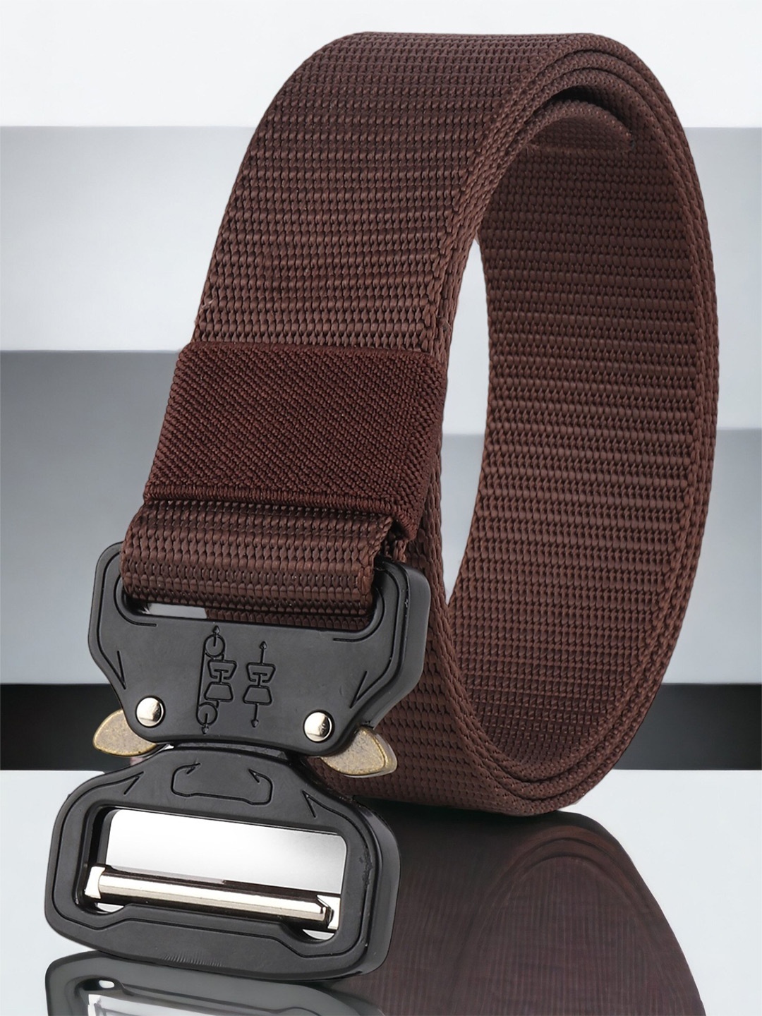 

Mast & Harbour Men Brown Textured Belt
