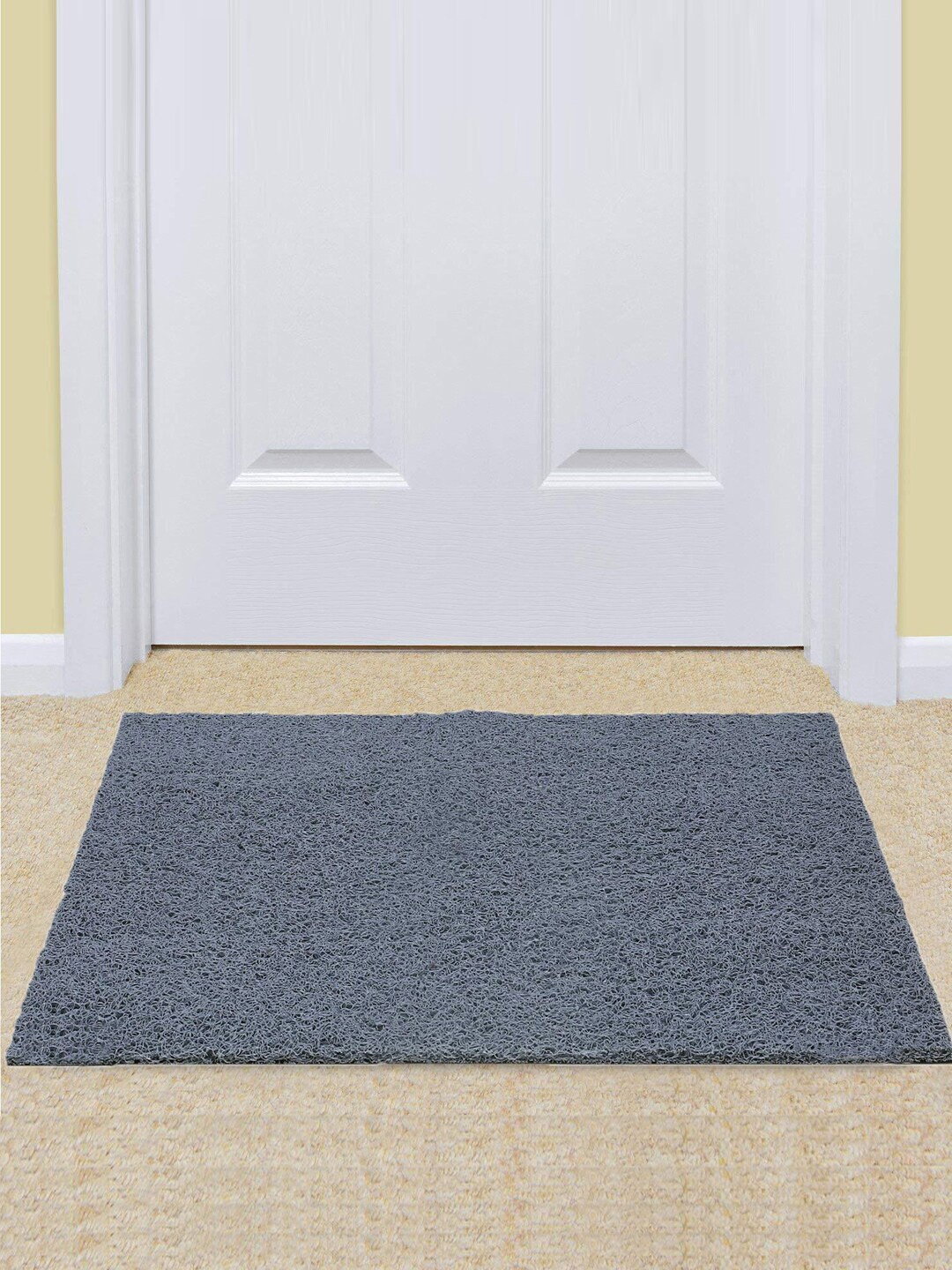 

Kuber Industries Grey Rubber Durable Doormat