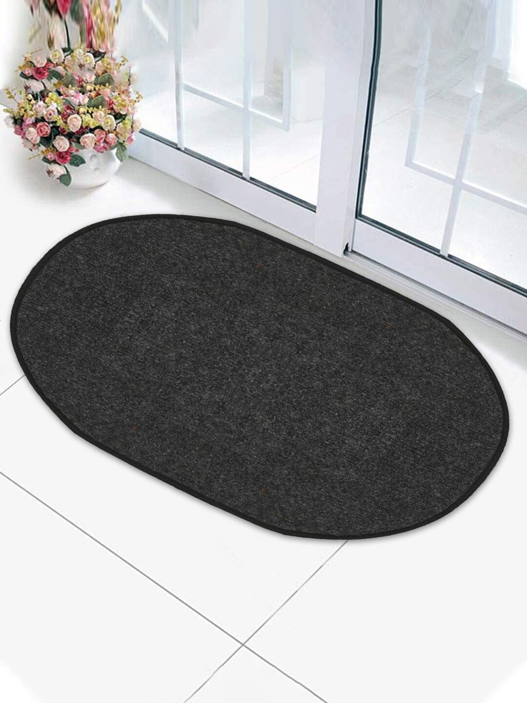 

Kuber Industries Grey 3 Pieces Waterproof Doormats