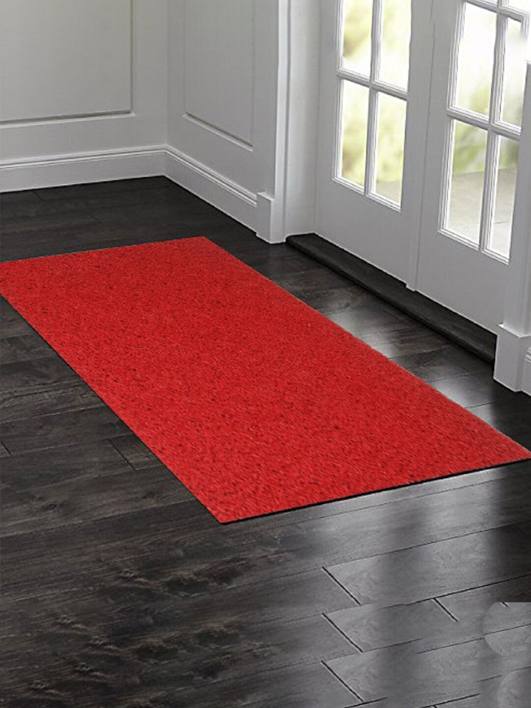 

Kuber Industries Red Large Rectangular Shaped Doormat