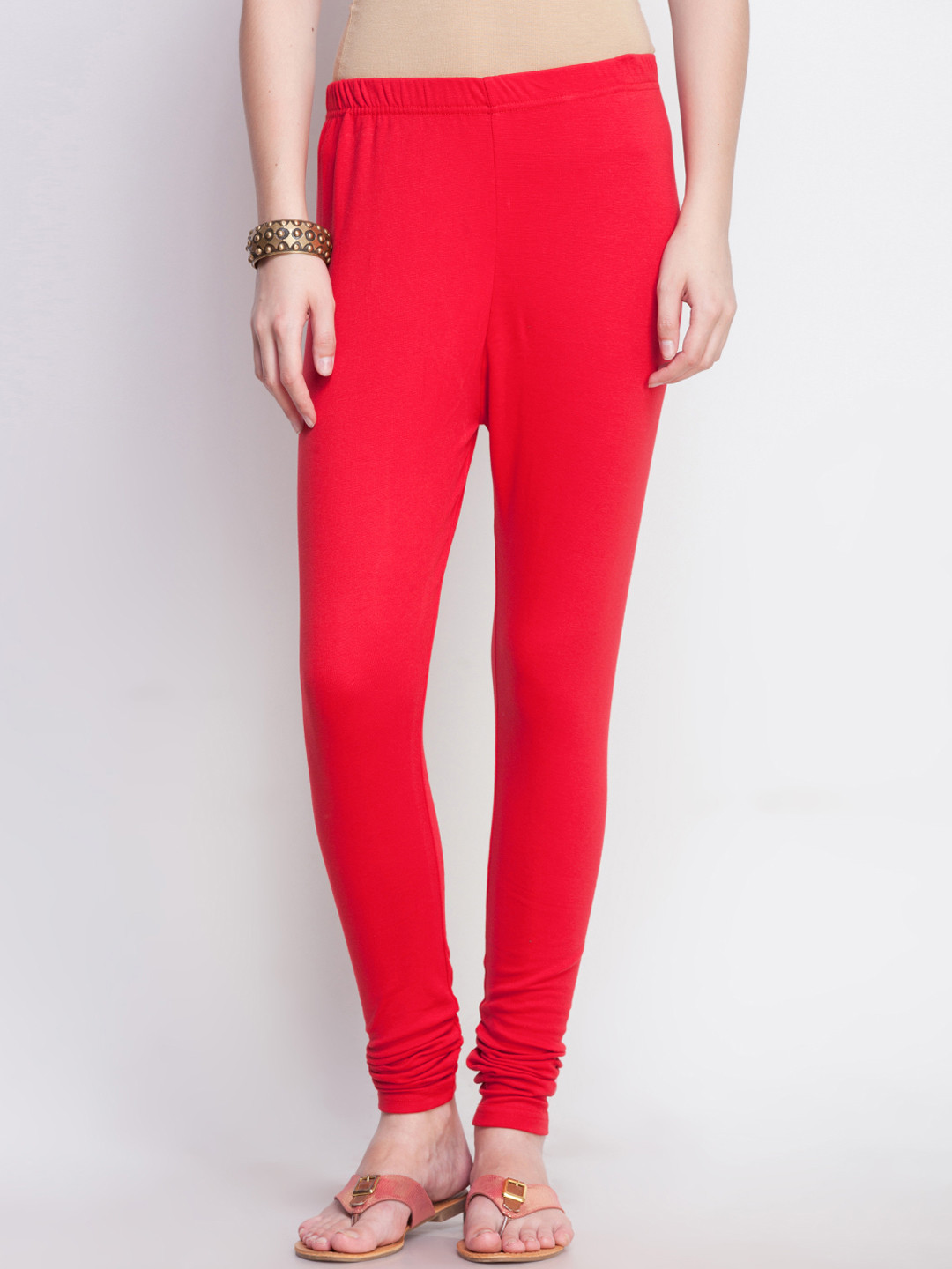 

Dollar Missy Women's Red Winter Leggings