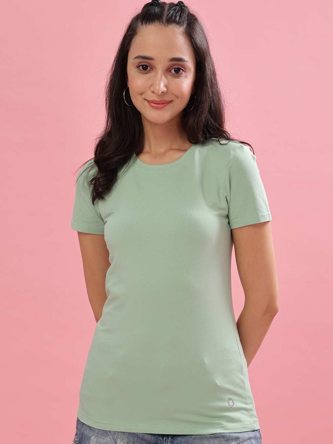 

Dollar Rapid-Dry Round Neck Slim Fit Sports T-shirt, Green