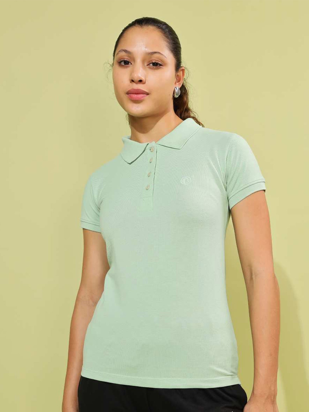 

Dollar Graphic Printed Rapid Dry Slim Fit Sports T-shirt, Green