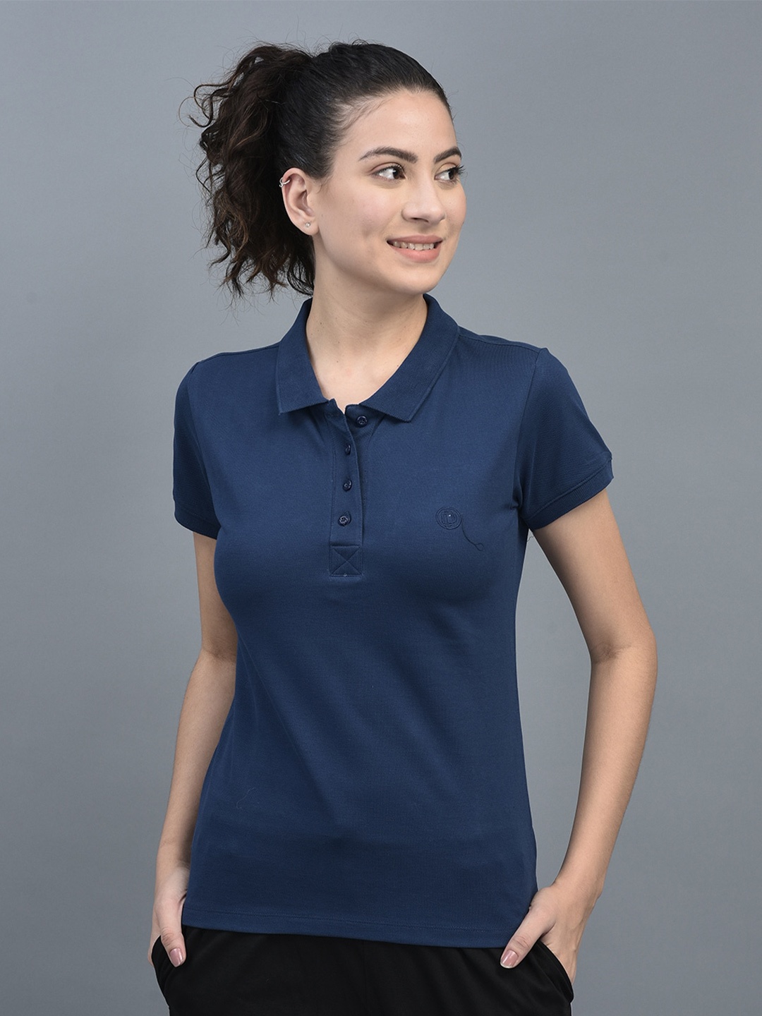 

Dollar Graphic Printed Rapid Dry Slim Fit Sports T-shirt, Blue