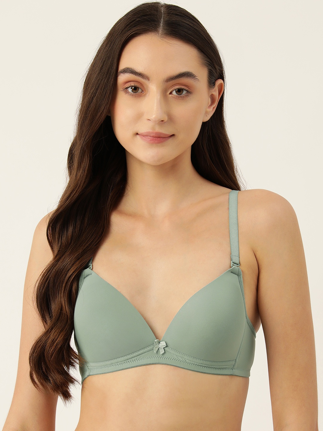 

Leading Lady Full Coverage Lightly Padded Bra, Green