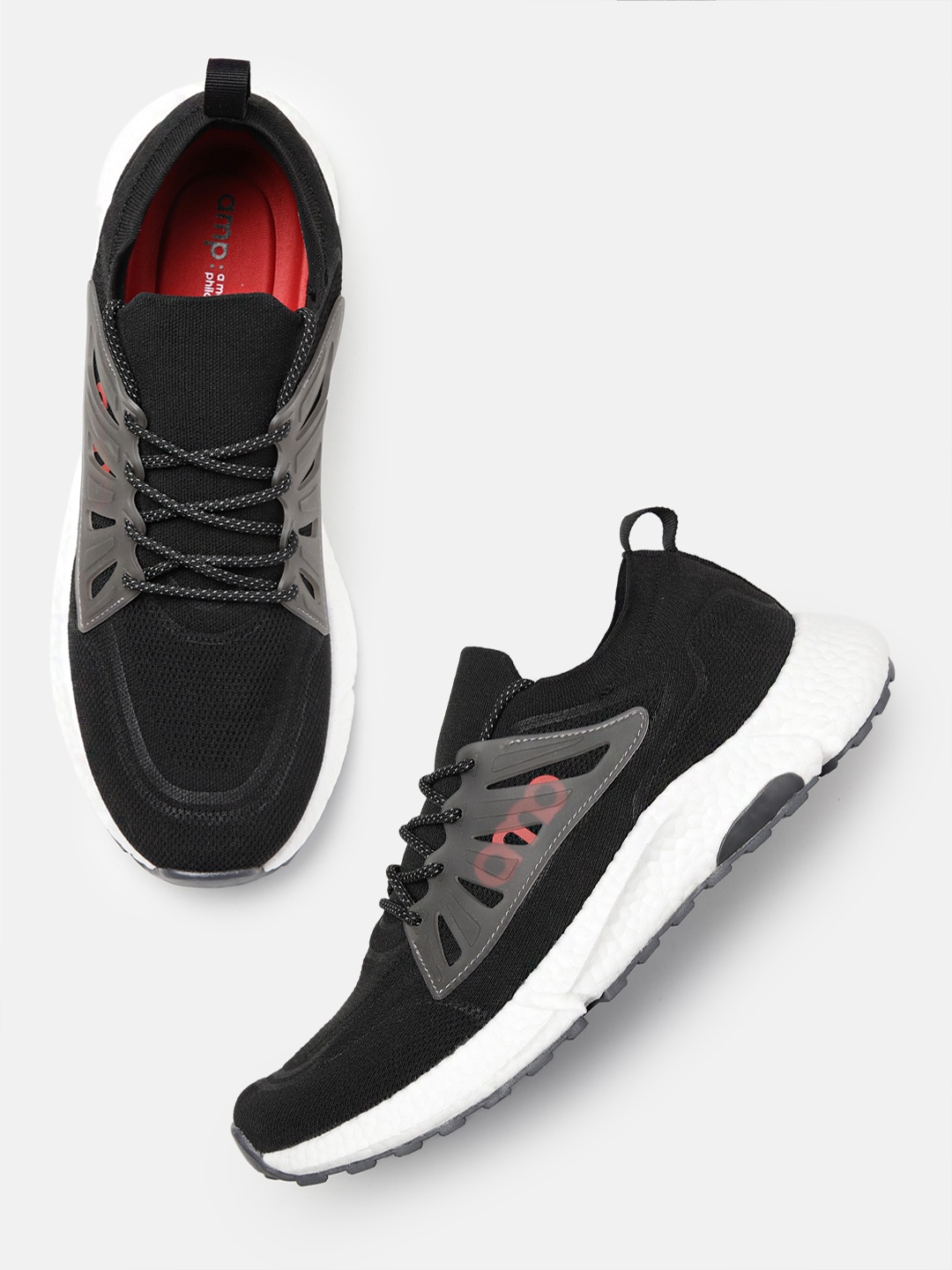 

AMP Men Running Shoes, Black